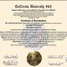 iFatoss University Accreditation and Recognition